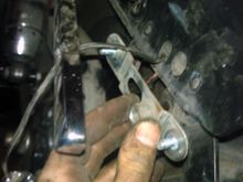 Remove turn signal brackets.