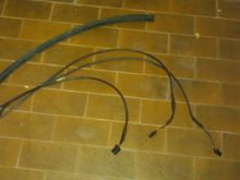 New electrical cable that will run in the harness connecting real lights to the relay under the seat.