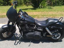 Wide glide fender: less bob more fat!