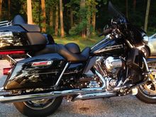 Taken at Loch Raven reservoir in Maryland. Bought this 2015 Ultra Limited in June and have 3500 miles as of today.  Been on skyline drive and blue ridge parkway.  Getting ready to go to OC Maryland for bike week next Thursday - Sunday.