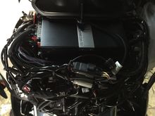 Few more tie wraps to keep the wires out of the way