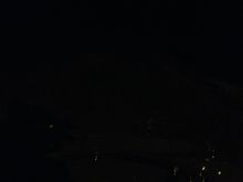 Ok folks, I'm on the edge of town.  It's dark and you're looking at a dirt road.