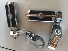 Adjustable foot pegs mounts and WG Pegs $125