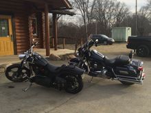 No leaves on the trees, brown grass but it's been in the 50's with no snow here in the northeast. Pic from Sunday. Went on  a quick mid day ride. Calling for 60's here early next week. For mid Dec. I ain't complaining!