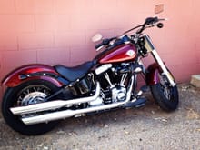 2014 Mysterious Red Sunglo Softail Slim