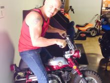 Reliving memories of my first bike..a honda 50 mini trail just like this one.