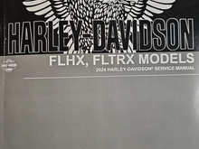 Cover of 2024 Harley-Davidson Road Glide FLTRX Factory Service Manual.