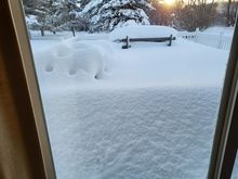 My moms back deck Saturday 