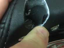 Metal groves lips, of the pillion, slips onto the round bolts, that hold the solo drivers seat.