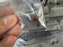 This was zip tied to the case.  Not sure what they are???