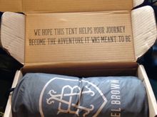 This is an Abel Brown tent and it has paid for itself a few time now. Keeps mosquitoes out better than just a tarp.