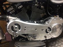 The belt guard on the Touring bike is slightly longer than the Softail.