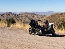 This was in I trip I toke in November. I'd be willing to bet that this is the first M8 that's gone down this stretch of road. Around thirty five miles of dirt.