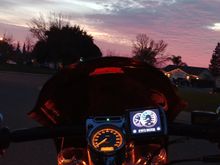 Just took off on a short ride.  The perks of california riding.