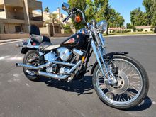 My 98 Springer with buckhorns. They were perfect for this bike.