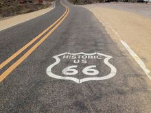 Day 9 -rode Rt66 from Barstow to Needles with stops at Bagdad Cafe/ Amboy----parts of this road are extremely rough