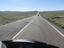 Off through the desert