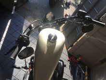 Took a little playing to get the angle correct on the cross brace and the speedo/idiot lights.