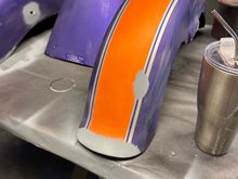 Fixing all the scrathes and chips and dents in the parts 
