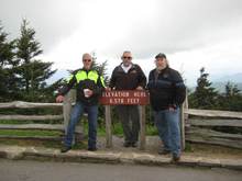 A ride with friends to the top of Mt. Mitchell, NC.