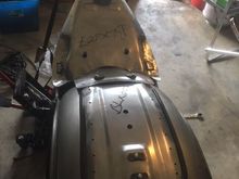 beating the shiz out of the custom pan for the Lepera seat