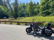 Stopped to layer up before going up to Hurricane Ridge and this dingus snuck right up on me…