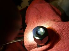 Fully inserted hose into hose end - for the other end just cut