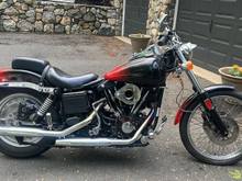 this was Mikes starting point, a customised FXDG , still has many parts that are special to this Model . . . 
