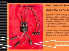 what are the middle non plug red brown yellow purple for? and it looks like i need to splice them without a connector