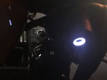 Close up - On at night