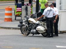 Look the little Guy at the frontwheel