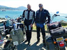 With bro, Port Orford, OR