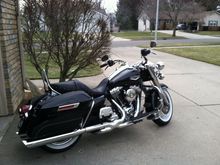 My 2014 RoadKing, looking for a little more comfort on the long rides.