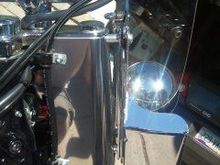 Softail Chrome Wind Deflectors 58125-90B