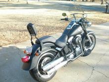 Full Cruise mode with windshield, rear seat and sissy bar installed Jan2011