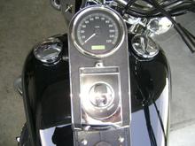 shows leather tank insert I made