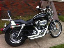 added back rest, luggage rack &amp; 14" windshield.