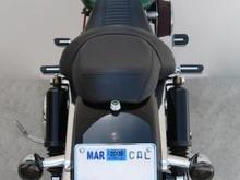 **Front End**
*H.D. Aileron Hand Grips
*H.D. Chrome Switch Cap Kit
*Routed control wiring inside handlebars

**Tank**
*H.D. Smooth LED Fuel Gauge
*H.D. 2008 Screamin Eagle Dyna Gauges
*Cut off the original air filter outer cover

**Foot Controls**
*H.D. 2005 Forward control kit 
*H.D. 2007 Screamin Eagle Springer foot pegs, shifter, and brake pedal

**Rear End**
*H.D. 2007 Street Glide Air Shocks 
*Custom Chrome lay down pyramid license plate mount
*Trimmed license plate to fit inside mount
*H.D. Tinted turn signal lenses
*Painted turn signal reflector and internal housing flat black
*Kuryakyn Deluxe Smoked Tail Light
*Painted led light face plate and inside of lens sides flat black
*H.D. Script Rear Axle Cover Kit 
*Dunlop Screamin Eagle Rear GT502 180/60B17