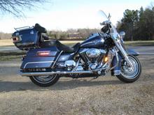 Our Road King, my wife Loves the seat and tour pack for her comfort.