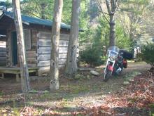 Blue ridge Parkway Motorcycle only campground, hwy 276 south of Waynesville, NC   Great place, tenting and small cabins, lodge