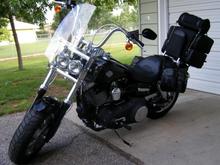 Geared up and ready to go (and waiting on the wife to get ready, of course).