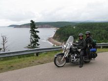 Cabot trail 2008. A wet summer but still a great trip.