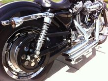 powder coated rear pulley