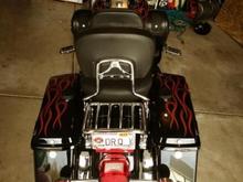 Got Cop saddlebags and painted them to match.