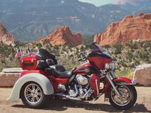 2012 Tri glide with our custom fenders we just finished and ready for paint