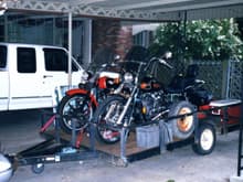 1998 FXDWG Dyna Wide Glide loaded for Sturgis in '98 - Rode it to the 95th