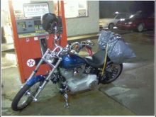 Riding from Mobile, AL to Van Wert, OH.  Spent about 3 hours in a torrential downpour, smiling the whole way