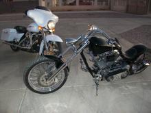 My two bikes. Love em' both
