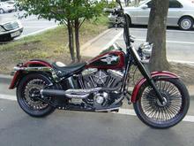 Ride Wright Wheels "Fat 50's" 21 up front 18 rear w/Mezlers ME 880's