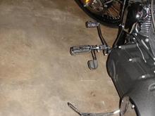 Willie G. pegs/shifter w/Kuryakyn heel rests